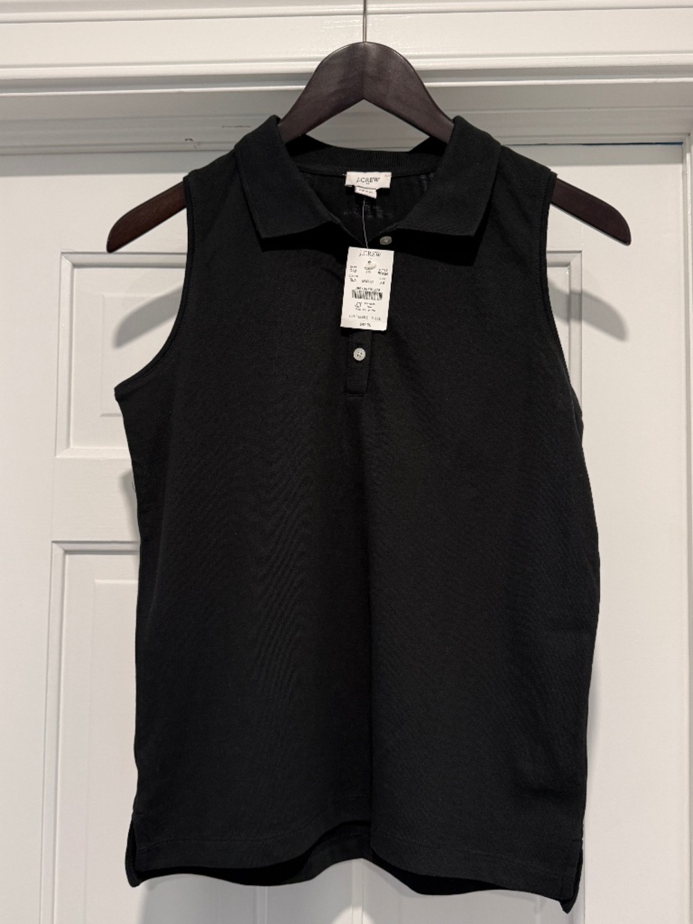 NWT - J Crew Black Polo Top - NEW!!